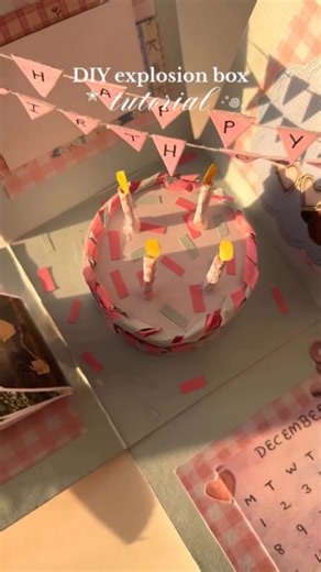 DIYs4u on Instagram: "Diy explosion box tutorial. #diy#explore #fypシ #craft #explorepage #handmade #asthețic #pinterest #pintersty"