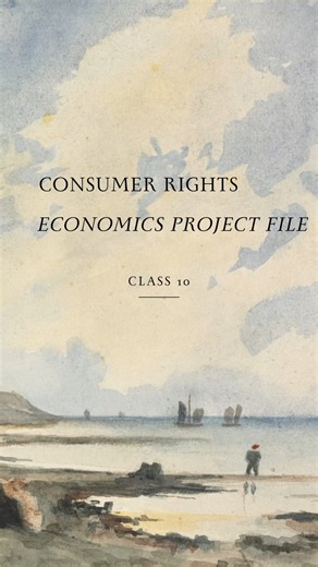 Consumer Rights|Economics Project File|Class 10th #youtube#youtubeshorts#projectfile