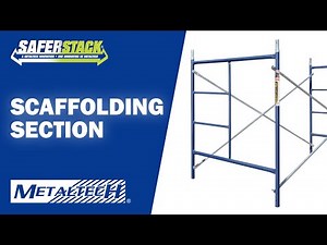 METALTECH SAFERSTACK - 5' x 7' x 5' Exterior Scaffolding Section