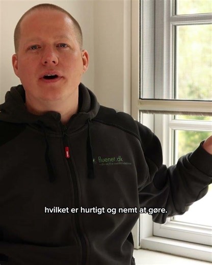 Rullegardin med insektnet, der lukker helt tæt og holder insekterne ude
