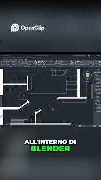 modellare abitaz blender da dwg 1