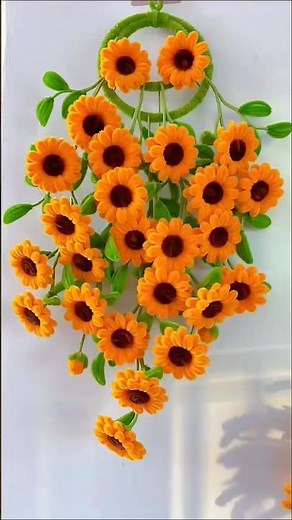 DIY Pipe Cleaner Sunflower for Home Decor 🌻Simple & Aesthetic Idea