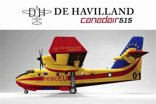 De Havilland Canada advances production of Canadair 515 amphibious firefighting aircraft