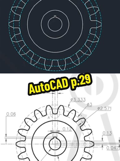 AutoCAD Practice 29 (Sourcecad) #autocad2d #autocad #engineering #fyp