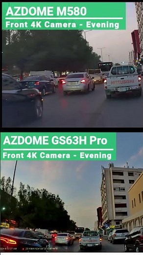 AZDOME GS63H Pro 4K Dashcam vs M580 5K! Which One? #shorts
