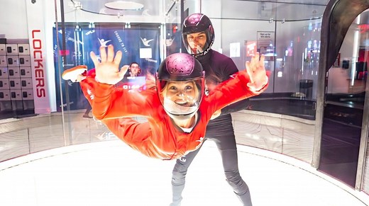 What it's like to try indoor skydiving at iFLY in NYC