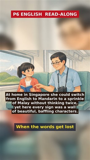 When the words get lost 🧭 P6 English Story #Shorts