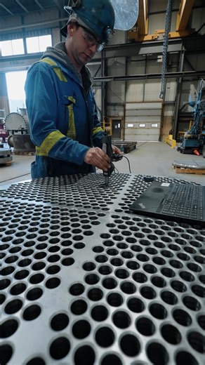 Before the work begins, we log every detail. Tube sheet accuracy = top-tier performance!