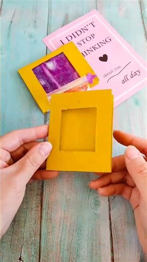 DIY Liquid Glitter Notebook! ✨📒 So Squishy & Satisfying #shortsfeed