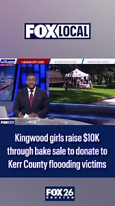 975K views · 20K reactions | Four young friends came together and hosted a bake sale to help those impacted by the devastating floods in Kerrville, Texas. FOX 26's Leslie DelasBour spoke to the girls about their initiative. | FOX 26 Houston | Facebook