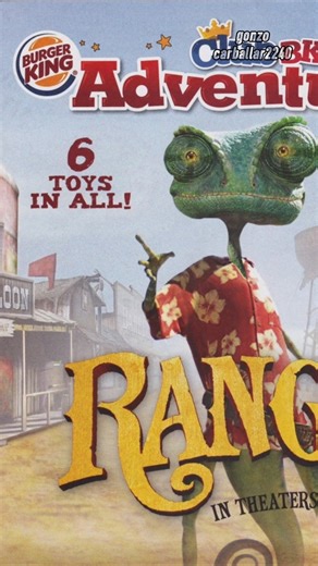 ¡Está es la PROMO de RANGO × BURGER KING! (2011)⭐🍔|#rango #coleccionables #burgerking #shorts