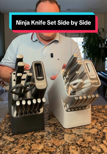 Ninja Premium vs Essentials Knife Set what are the differences? #ninjaknifeset #tiktokshopspringglowup #tiktokshopspringsale