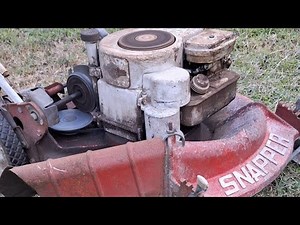 1977 Snapper V212PS Commercial 2 mowing grass.