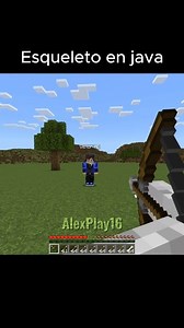 El esqueleto de java🥵 #minecraft #minecraftpe #minecraftmemes | AlexPlay16-YT