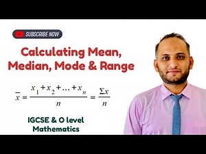 IGCSE | GCSE | O Level Maths – Range, Median, Mode & Mean Explained with Example