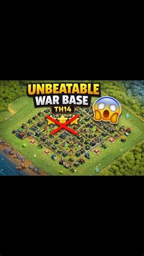 90% Players Fail on This TH14 War Base ❌ | COC #shorts