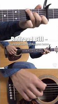 🚂 Railroad Bill (1895 Folk Tune) – Travis/Atkins Fingerstyle Guitar Lesson | Traditional Country