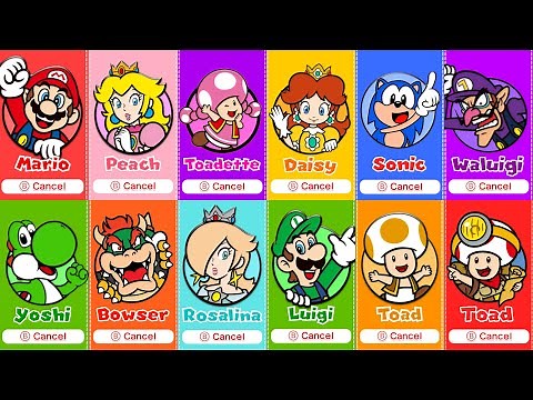 Super Mario 3D World - Top 5 Character Hacks