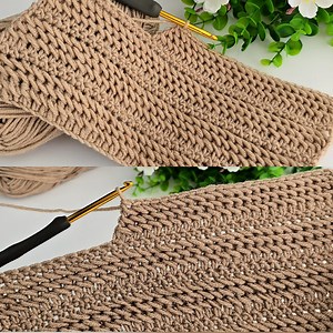 SUPER EASY Tunisian Crochet Pattern! Even Beginners Will Do It Right Away! | Crochet knitting love