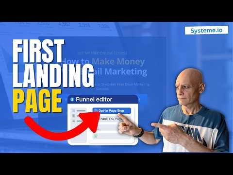 Your First Opt In Page in Systeme.io Start Here