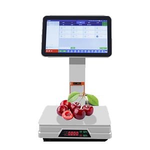 [Hot Item] 15.6" POS Terminal Cash Register Billing POS Machine PC Computer System with Touch Screen Electronic Scale 58 80 Receipt Printer POS Hardware Customer Display