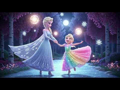 Princess Dream Snow Dance ❄️🌙 | Elsa & Daughter | Kids Music