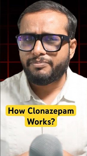 How clonazepam works? Dr Gohil #shorts