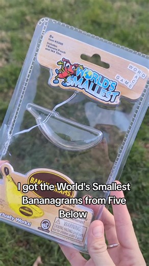 Discover the World's Smallest Bananagrams at Five Below