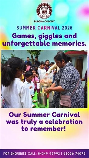 Summer Carnival, Games, Giggle and Unforgettable memories | St. Paul's School |