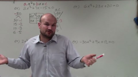 Master solving quadratic equations by factoring when A is not 1