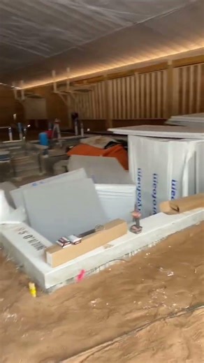 from blankets to pour day prep | indoor pool slab build #concrete