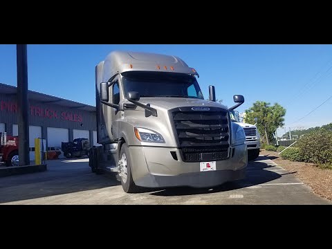 2020 Freightliner New Cascadia Pepper Gray Semi Truck Full Walkaround Exterior and Interior