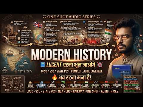 Modern History one shot|1600 to 1947|aadhunik bharat|British India| #lucentgk #pocketgk