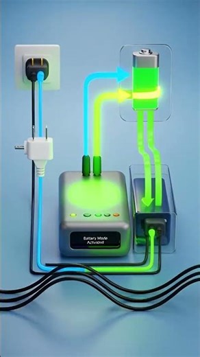 ⚡ How Does a UPS Give Instant Power During a Power Cut? ⚡