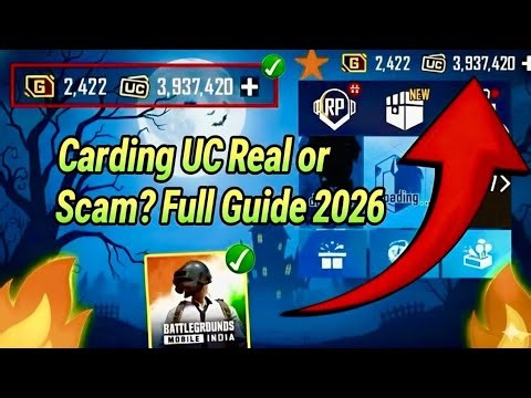 How To Do Uc Carding in Bgmi 2026 |How To Do Carding In Unipin | How To Buy Carding Uc In 2026