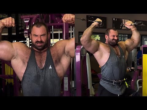 Russian IFBB Pro bodybuilder Mikhail Maslov - Arms Workout