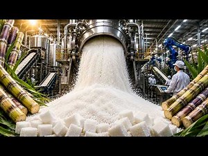 How Sugar Is Made | Inside the World's Largest Sugar Factory (Full Process)