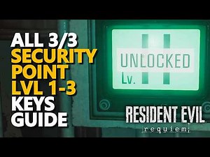 ALL Security Point Lvl 1-3 KEY LOCATIONS GUIDE Resident Evil Requiem 9