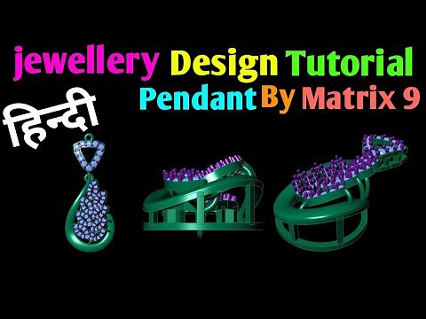 How To Design Pendant With Gemvision Matrix 9|| Matrix Tutorial Advance Level PART-61