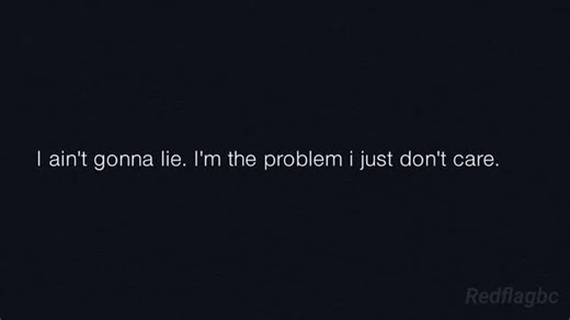 RED FLAG | i just don't care. | Instagram