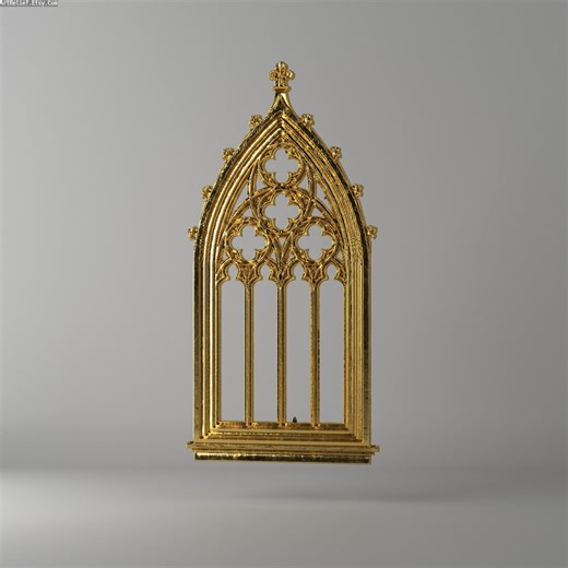 Gothic Arch Tracery STL File, Medieval Relief for 3D Printing & CNC - Etsy