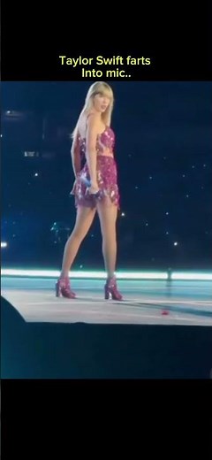 Taylor Swift farts into Mic.. 🤣🤭