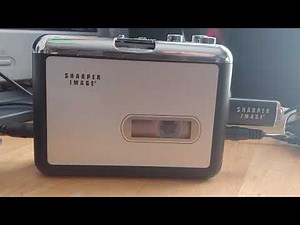 Sharper Image portable player and converter testing