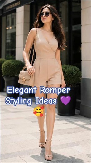 ​ Minimalist Summer Style Guide: Neutral & Earthy Rompers #outfit #dressup
