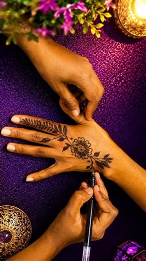 How To Apply Simple Henna For Beginners
