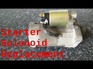 Ford Ranger starter motor solenoid replacement, M002T87271ZT