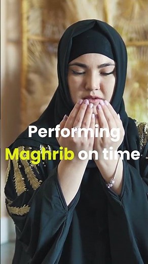 Maghrib — The Prayer That Brings Mercy and Protection ✨ #islamicshorts #muslimcontent #peace #dhikr