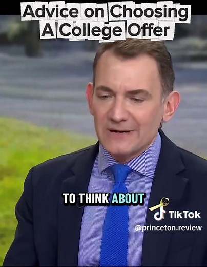 Are you waiting on college offers? What do you do if you’re choosing between a few? Princeton Review’s Editor In Chief @Rob Franek_ThePrincetonReview gives great advice to students and parents anxiously waiting on college offers wondering how to choose between them :) Be patient ❤️ Compare the ACTUAL cost after scholarships, not the sticker price ❤️ Visit schools if possible ❤️ Fit over fame ❤️ #student #highschool #collegeprep #applyingtocollege #college