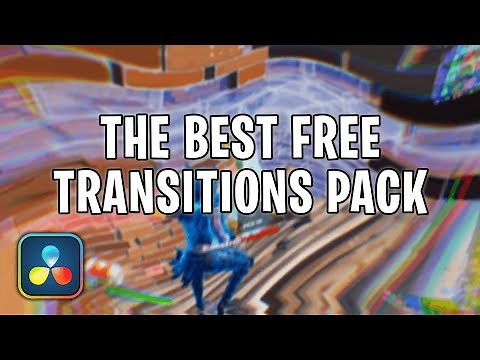 THE BEST *FREE TRANSITIONS PACK* for Fortnite Montages (DaVinci Resolve) | Free Presets + Tutorial