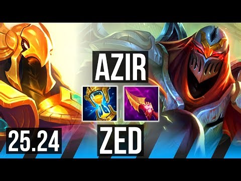 AZIR vs ZED (MID) | KR Diamond | 25.24